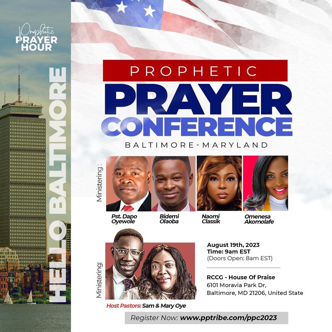 Prophetic Prayer Conference - Baltimore Maryland